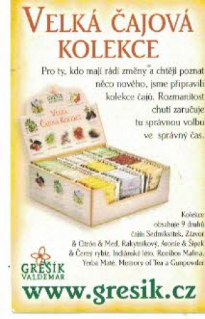 Grešík -velká čajová kolekce